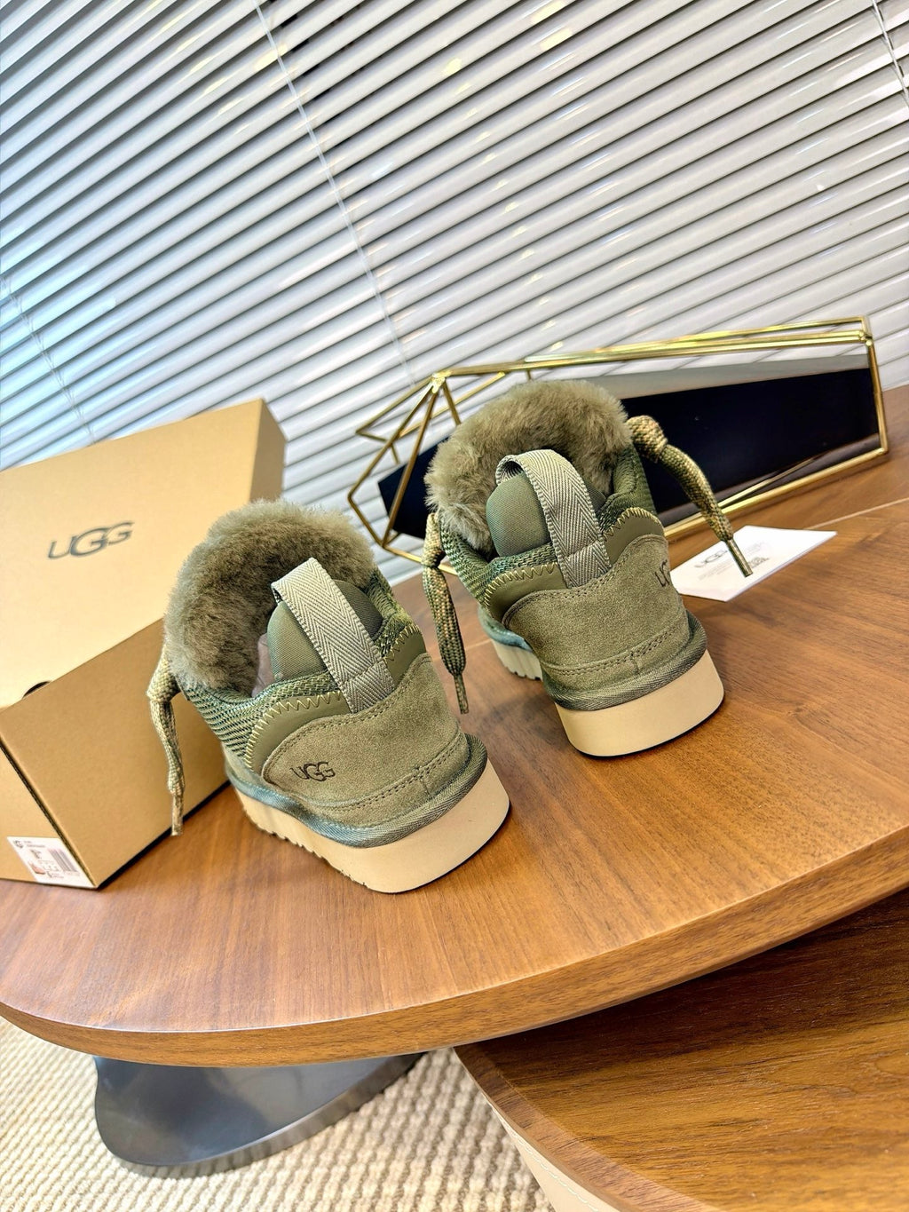 UGG Sage Mel Suede Mesh Low-Top Shoes