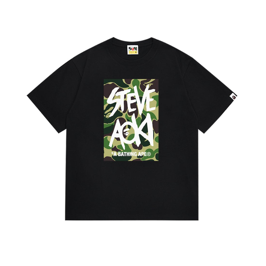 BAPE Steve Aoki Camo Graphic T-Shirt