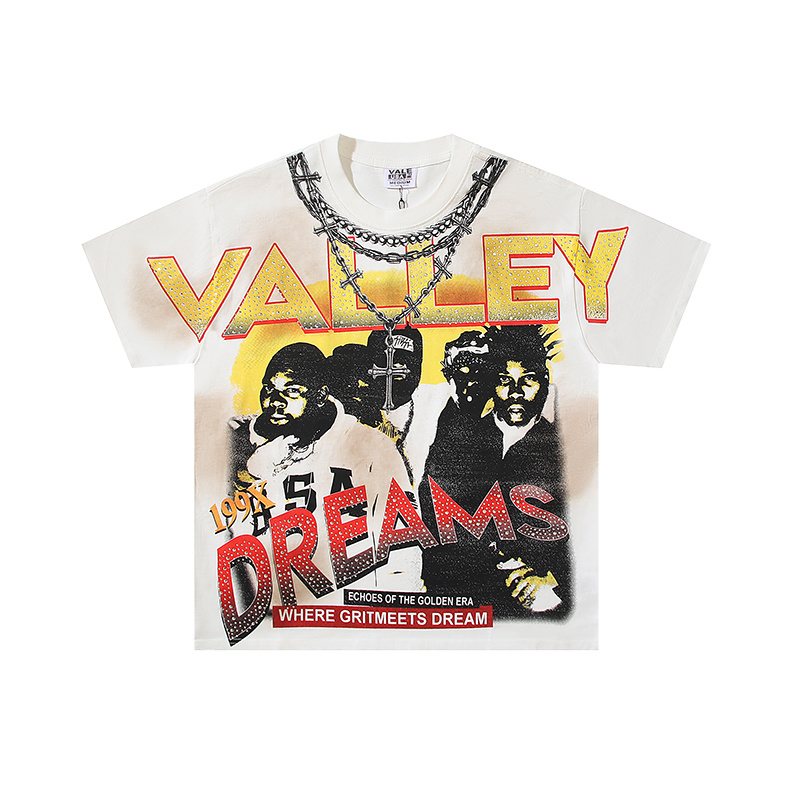 VALE USA Rhinestone Dreams Graphic T-Shirt