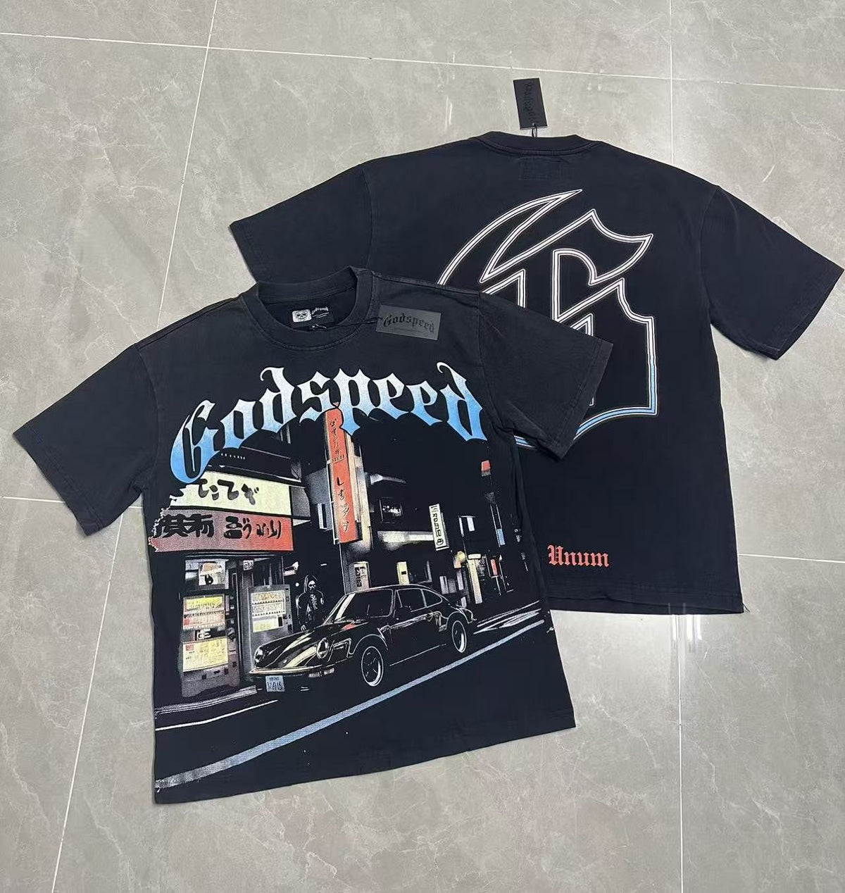 Godspeed City Car Graphic T-Shirt