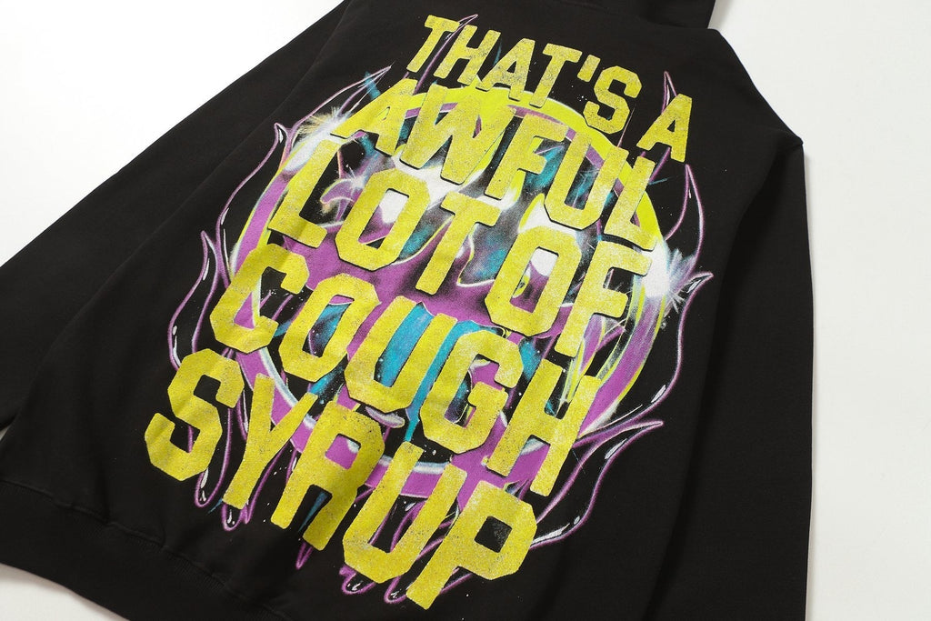 THAT'S A AWFUL LOT OF COUGH SYRUP Rising Star Graphic Hoodie