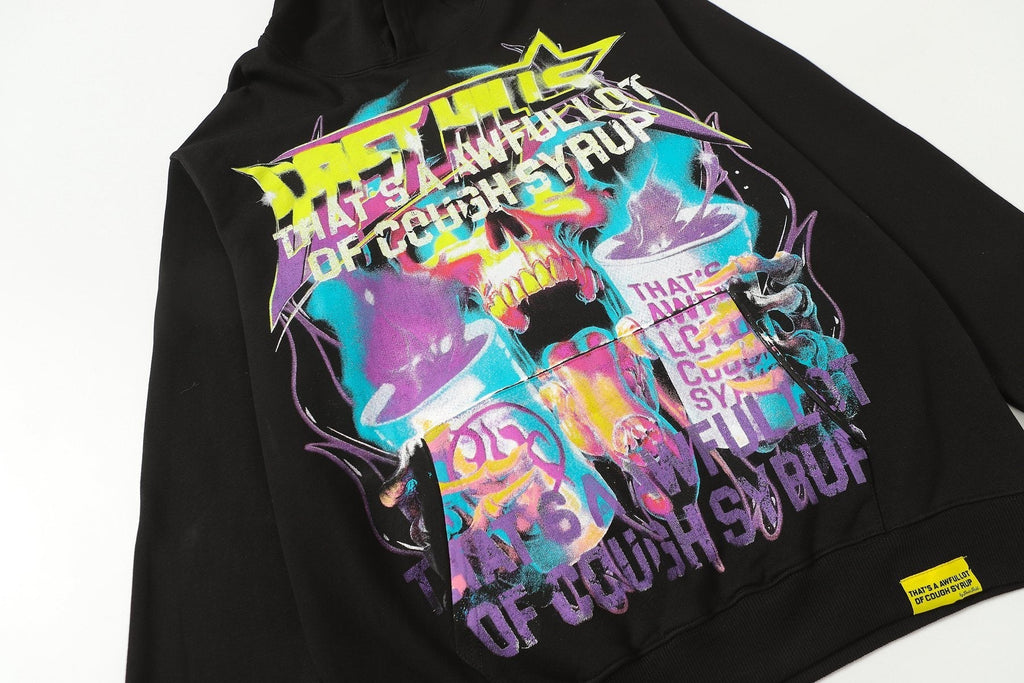 THAT'S A AWFUL LOT OF COUGH SYRUP Rising Star Graphic Hoodie