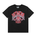 Sp5der Red/Pink Front Graphic T-Shirt