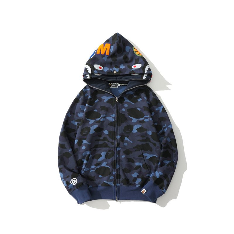 BAPE Shark Camo Full-Zip Hoodie