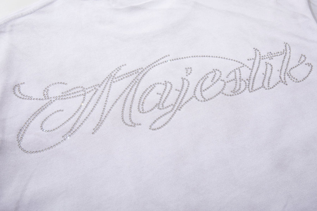 MAJESTIK Eagle Football Graphic Short-Sleeve T-Shirt - White