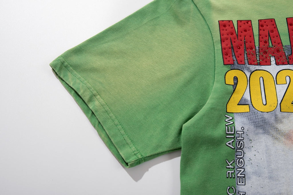 MAJESTIK Racing Graphic T-Shirt - Green