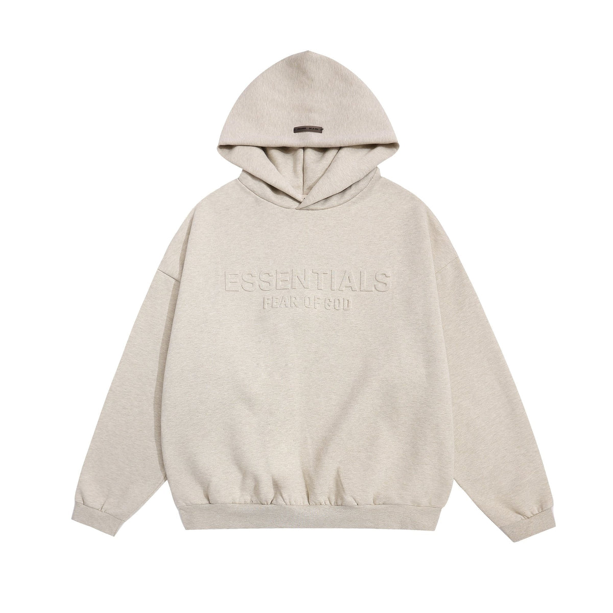 Fear of God Essentials Tonal Logo Light Grey Hoodie