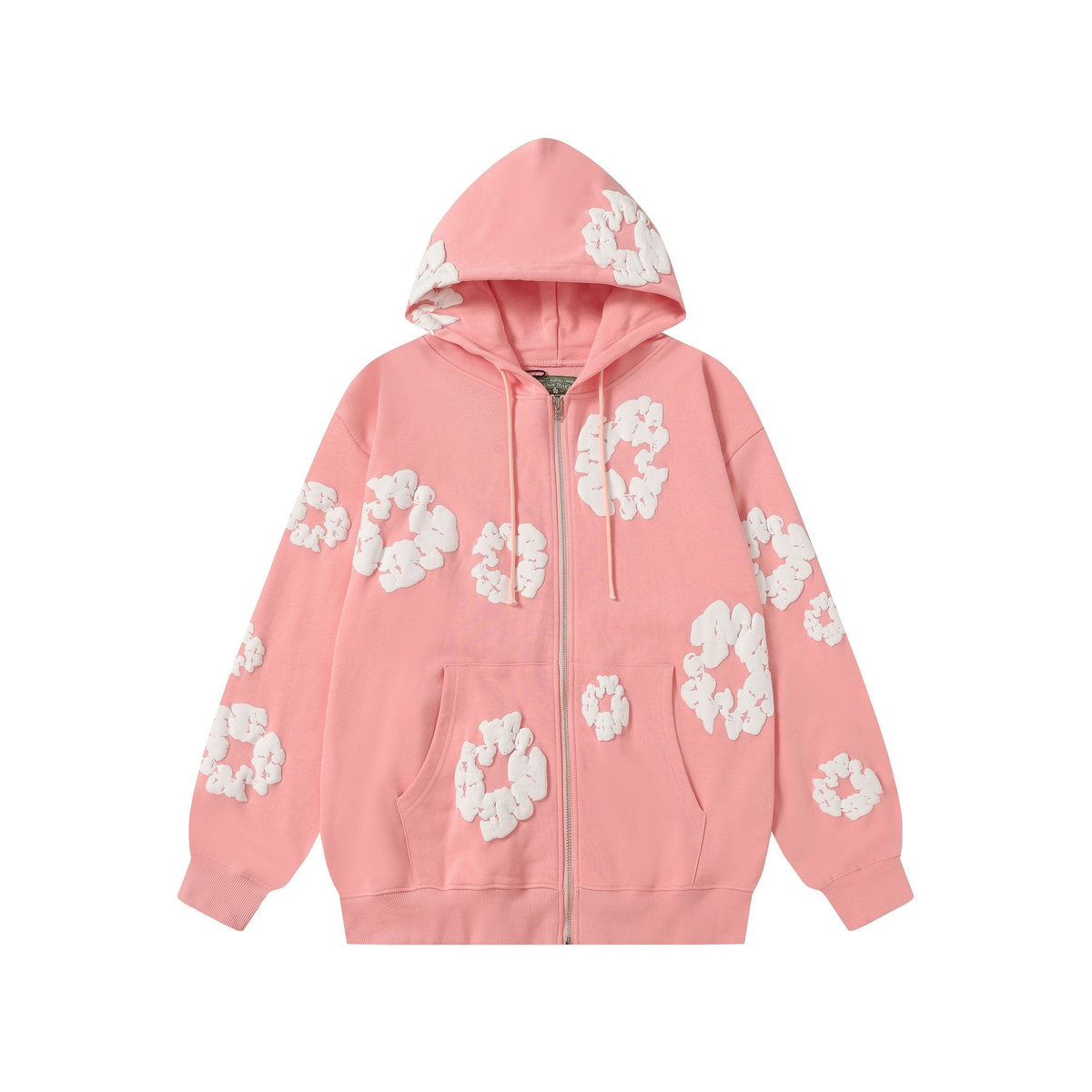 DENIM TEARS Floral Zip Hoodie
