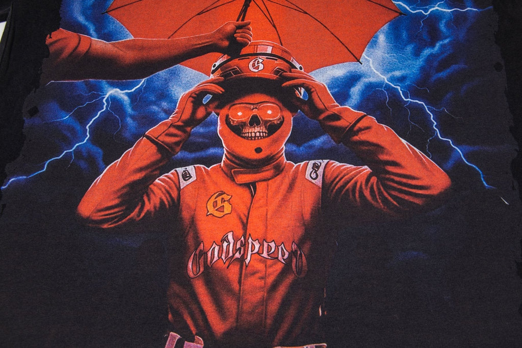 Godspeed Baseball Umbrella Graphic T-Shirt