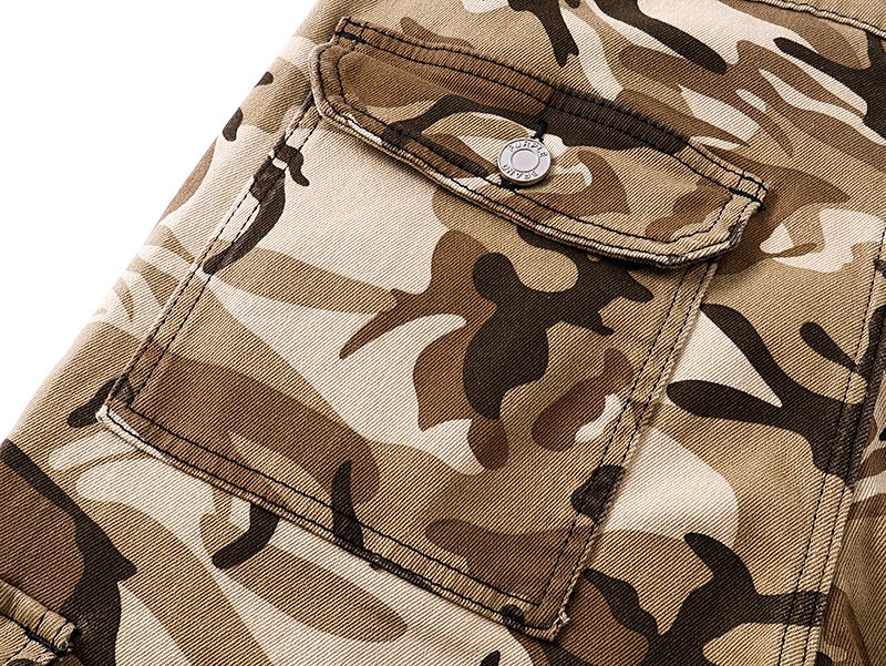 Purple Brand Tan Camo Cargo Pants