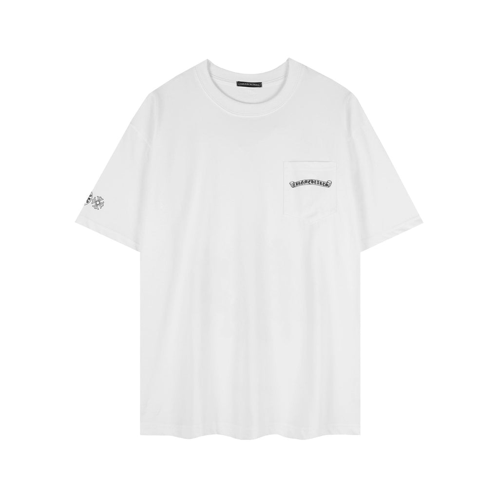 Chrome Hearts Rainbow Horseshoe Cross Graphic T-Shirt