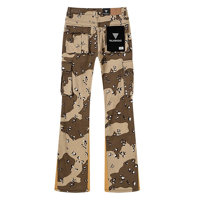 VALABASAS Tan Camo Cargo Pants