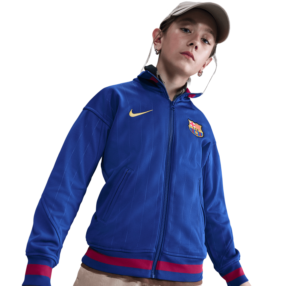 Kids Nike FC Barcelona Dri-Fit Academy Pro Anthem Home Jacket