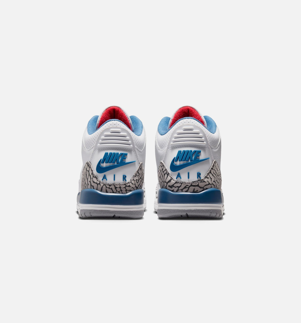 Air Jordan 3 Retro Grade School Lifestyle Shoe - White/Fire Red/True Blue