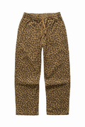 SERVICE WORKS PATTERNED EASY CHEF PANTS Brown Leopard