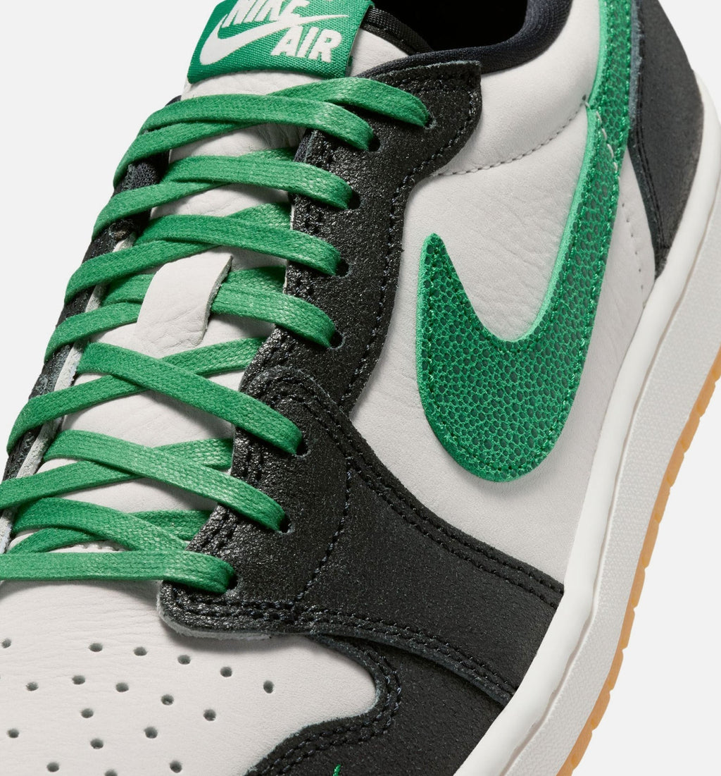 Air Jordan 1 Retro Low OG Mens Lifestyle Shoe - Phantom/Pine Green/Black