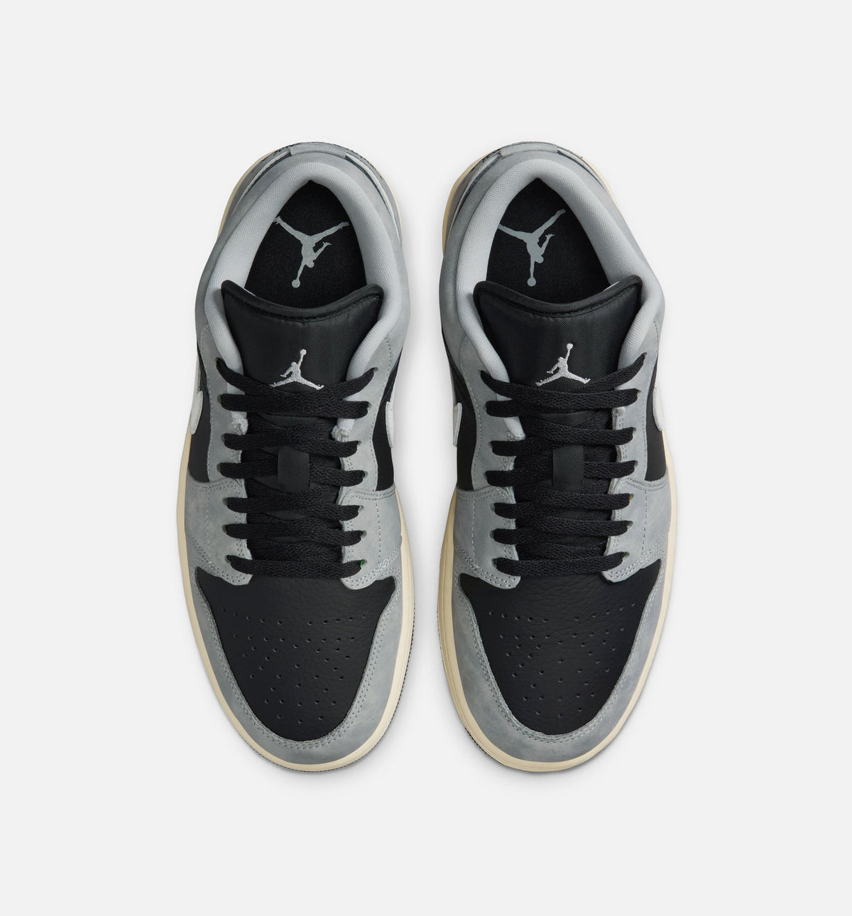 Air Jordan 1 Low SE Men's Lifestyle Shoes - Light Smoke Grey White Off Noir