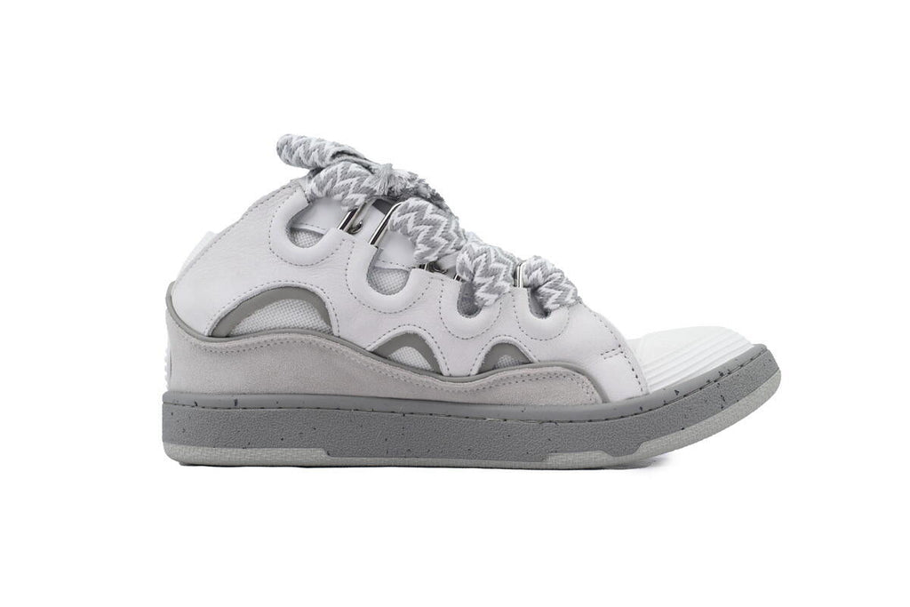 Lanvin Curb Sneakers White Grey