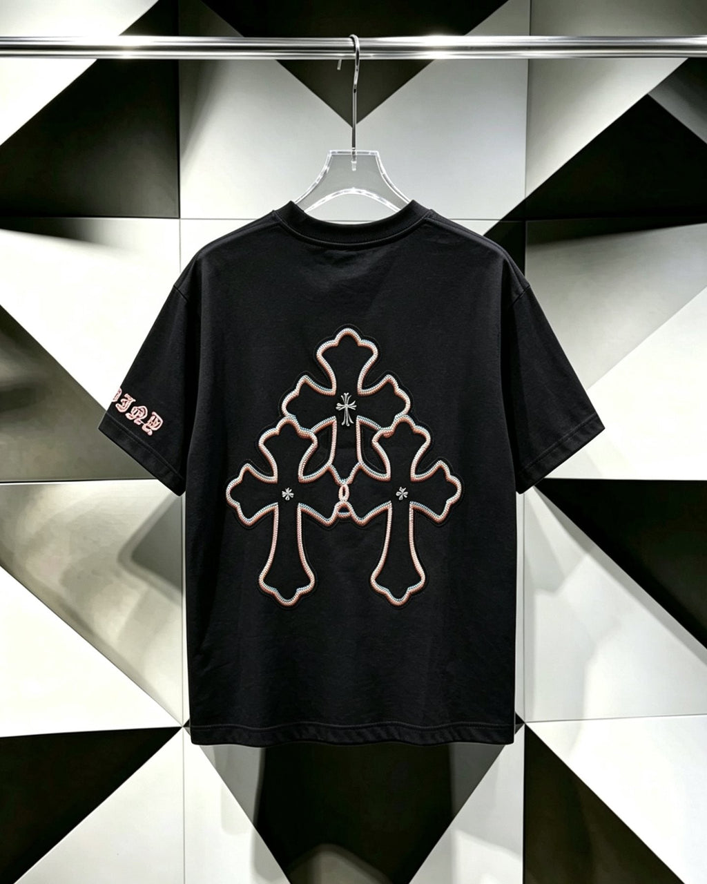 Chrome Hearts Clustered Cross Graphic T-Shirt