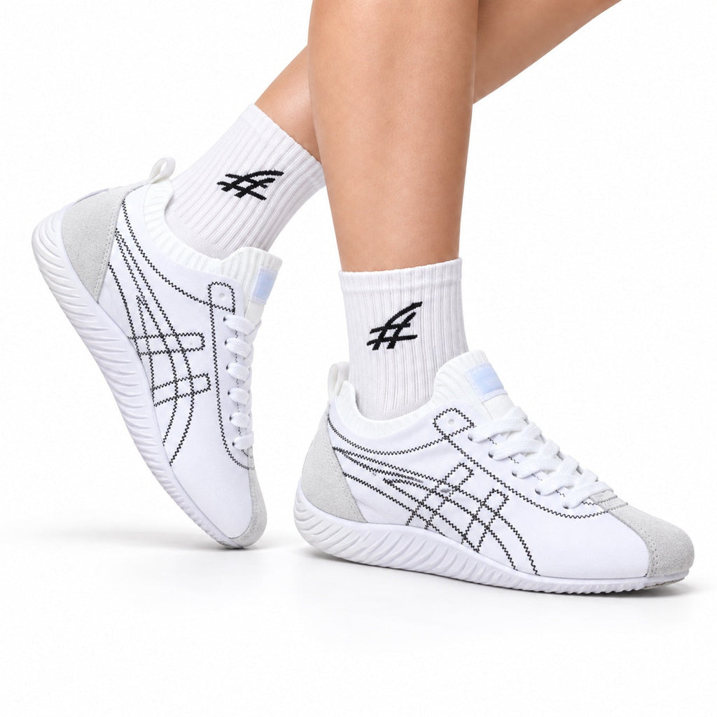 Onitsuka Tiger Low Profile Runner White Line Art Unisex Shoes Style 32