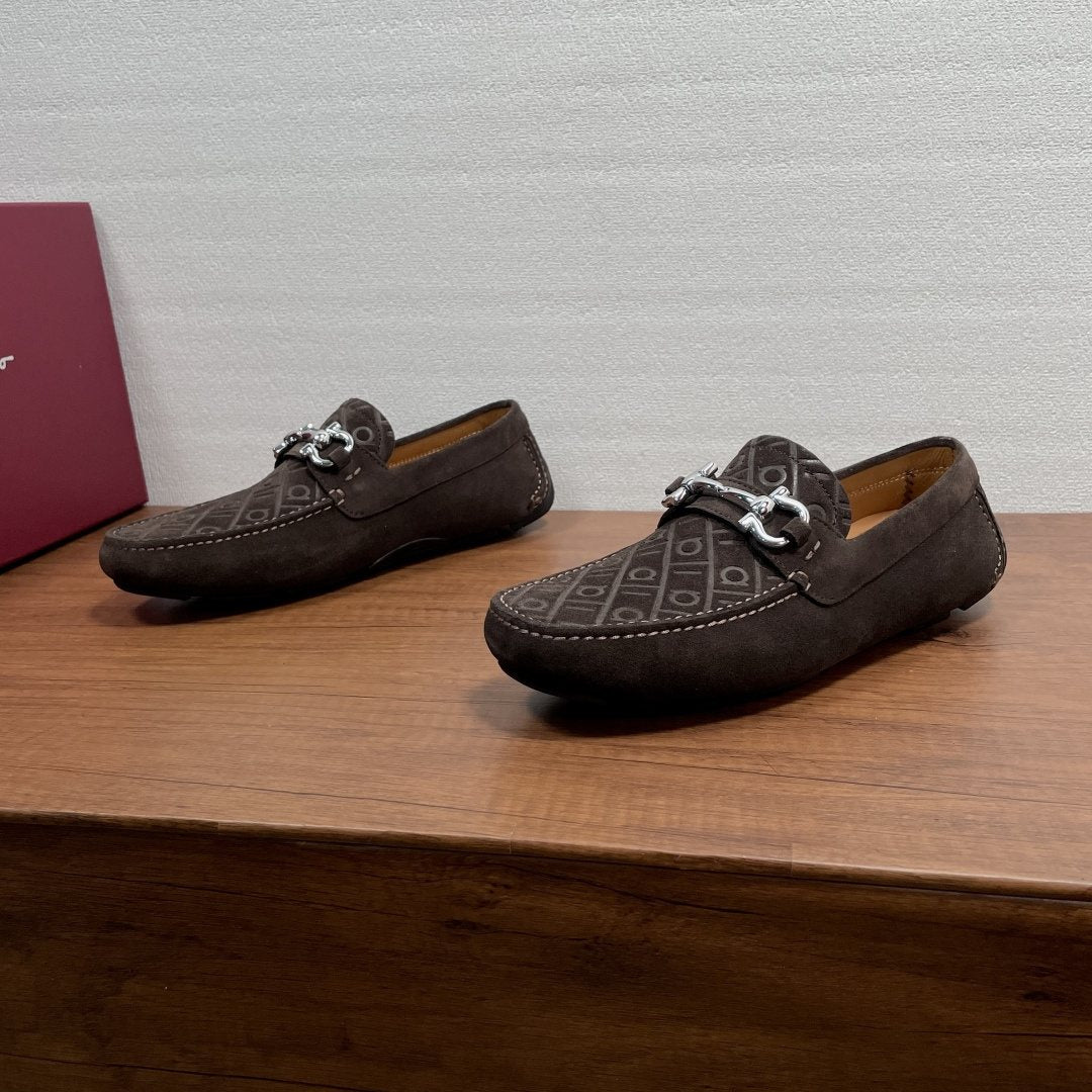 Ferragamo Horsebit Driving Shoes