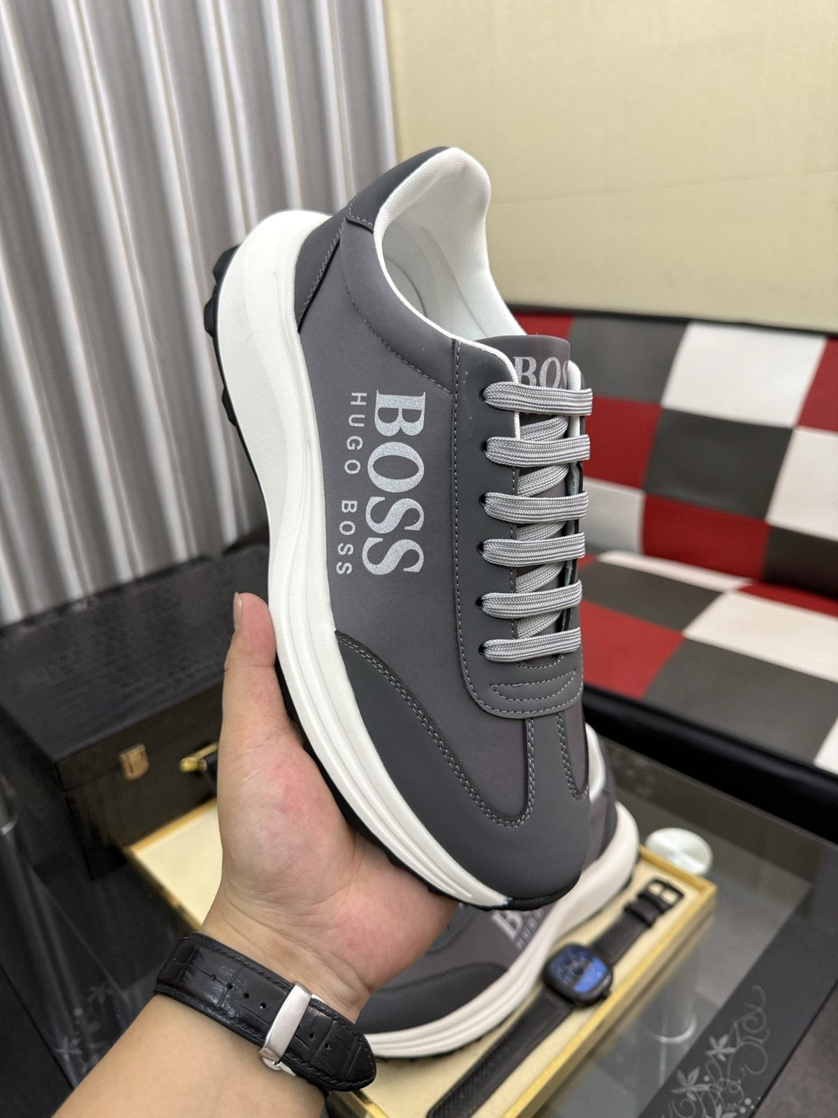 Hugo Boss Men's Logo Low-Top Sneakers