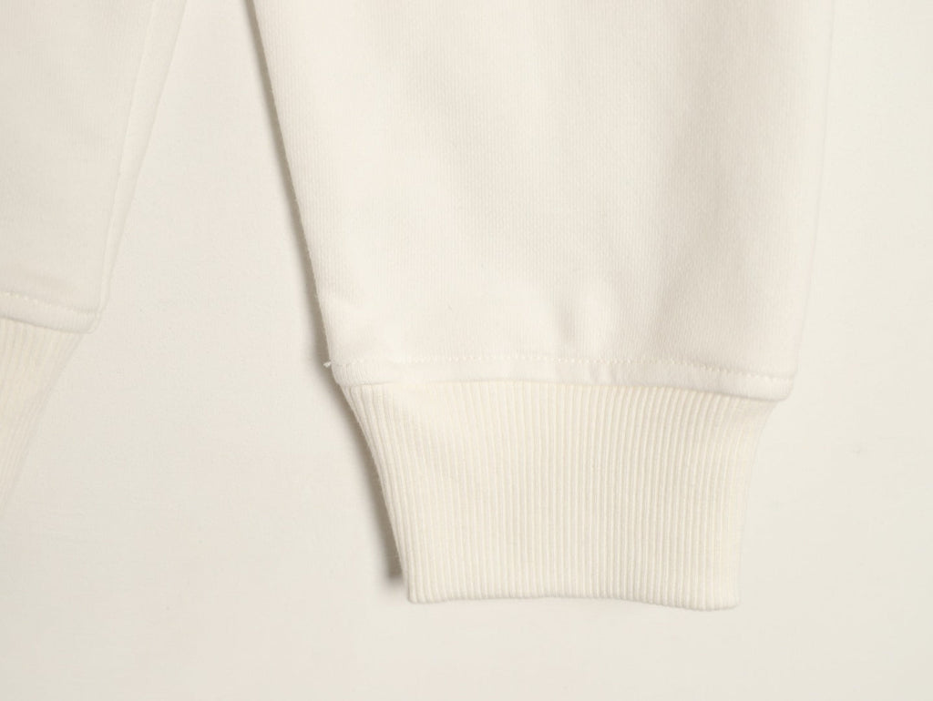 Burberry 26FW Signature Embroidered Check-Panel Crewneck Sweatshirt