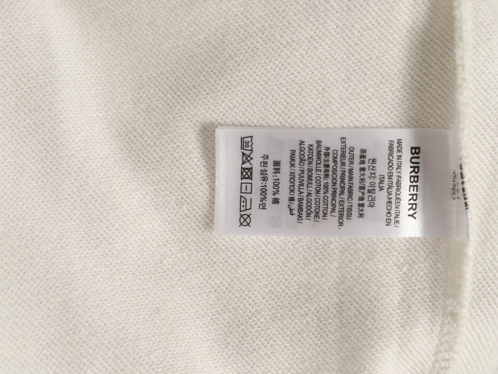 Burberry 26FW Signature Embroidered Check-Panel Crewneck Sweatshirt